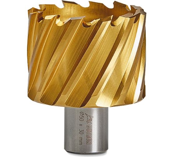 Сверло корончатое Cutrun 50x30 GOLD HWG30L-50 1
