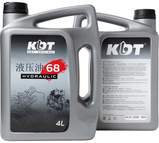 Масло KDT HYDRAULIC 68 4L TT20006