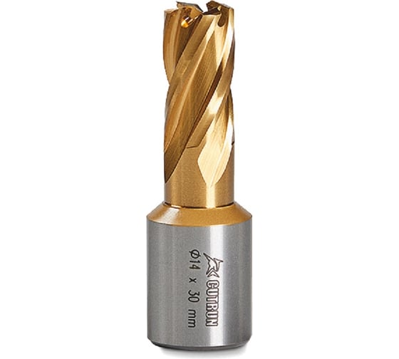 Сверло корончатое Cutrun 14x30 GOLD HWG30L-14 1