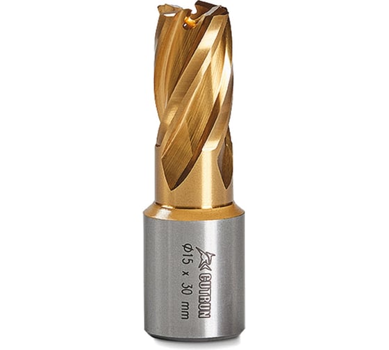 Сверло корончатое Cutrun 15x30 GOLD HWG30L-15 1