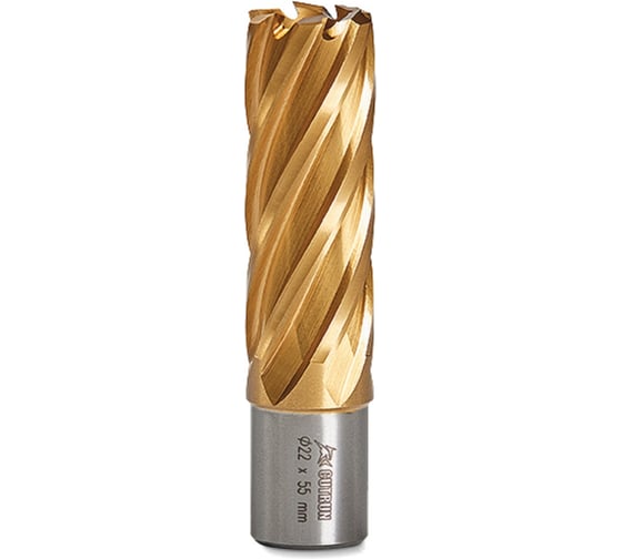 Сверло корончатое Cutrun 22x55 GOLD HWG55L-22 1