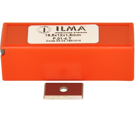 Нож сменный твердосплавный ILMA 19,5x12x1,5 поворотный HW Z=4 (упаковка 10шт) 03.04.1951215-10 1