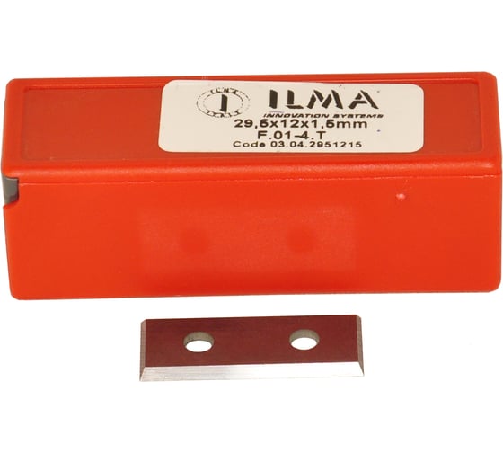 Нож сменный твердосплавный ILMA 29,5x12x1,5 поворотный HW Z=4 NR (упаковка 10шт) 03.40.2951215-10 1