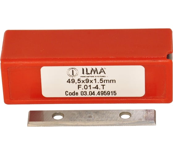 Нож сменный твердосплавный ILMA 49,5x9х1,5 поворотный HW Z=4 (упаковка 10шт) 03.04.495915-10