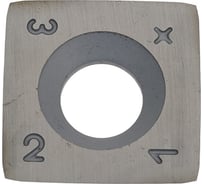 Нож сменный квадратный твердосплавный ILMA 15x15x2,5 стандарт 30º R200 HW (упаковка 10шт) 08.90.1525RR200-10