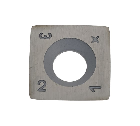 Нож сменный квадратный твердосплавный ILMA 15x15x2,5 стандарт 30º R200 HW (упаковка 10шт) 08.90.1525RR200-10