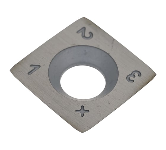 Нож сменный квадратный твердосплавный ILMA 15x15x2,5 стандарт 30º R200 HW (упаковка 10шт) 08.90.1525RR200-10