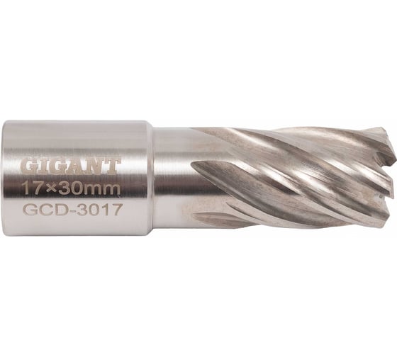 Сверло корончатое, HSS, L=30 мм, d=13 мм Gigant GCD-3013