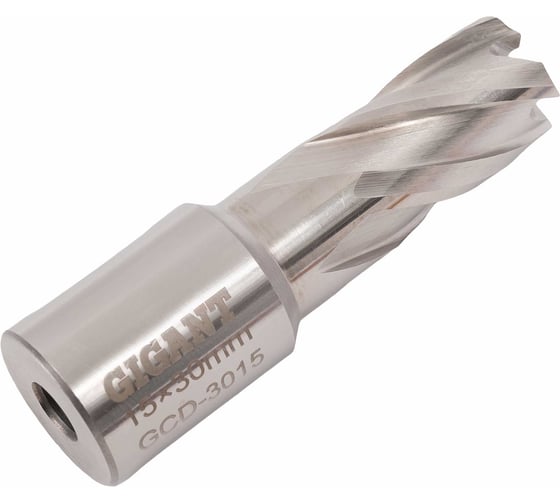 Сверло корончатое, HSS, L=30 мм, d=15 мм Gigant GCD-3015