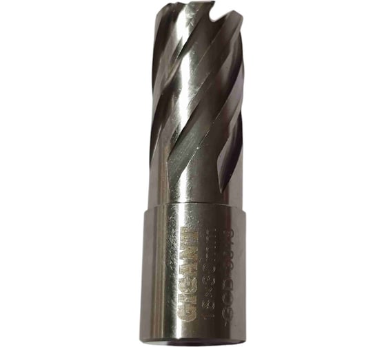 Сверло корончатое, HSS, L=30 мм, d=18 мм Gigant GCD-3018 1