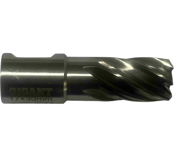 Сверло корончатое, HSS, L=30 мм, d=17 мм Gigant GCD-3017 1