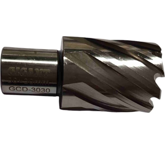 Сверло корончатое, HSS, L=30 мм, d=30 мм Gigant GCD-3030