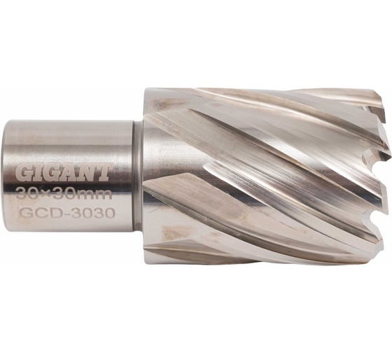 Сверло корончатое, HSS, L=30 мм, d=30 мм Gigant GCD-3030