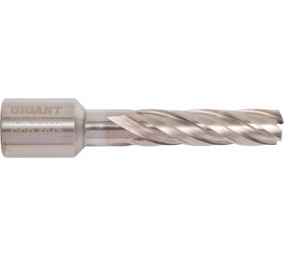 Сверло корончатое HSS, L=50 мм, d=12 мм Gigant GCD-5012