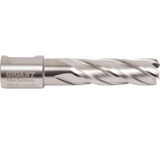 Сверло корончатое HSS, L=50 мм, d=16 мм Gigant GCD-5016