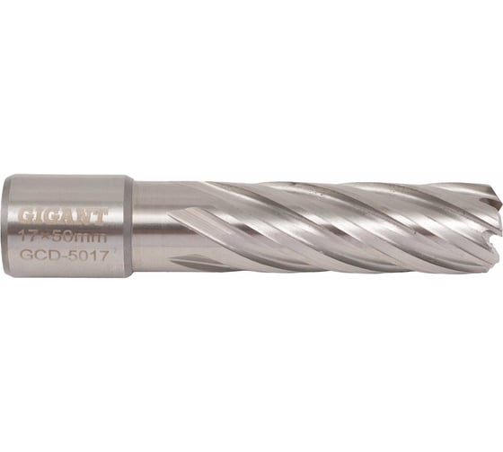Сверло корончатое HSS, L=50 мм, d=17 мм Gigant GCD-5017