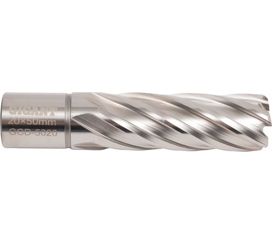 Сверло корончатое HSS, L=50 мм, d=20 мм Gigant GCD-5020