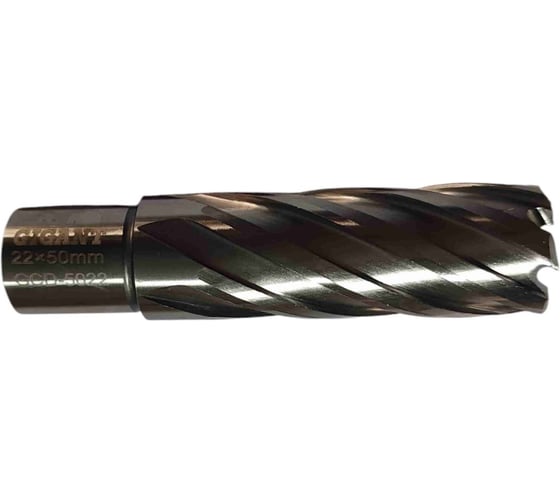 Сверло корончатое HSS, L=50 мм, d=22 мм Gigant GCD-5022