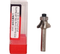 Фреза по древесине, фанере алмазная радиусная (нижний подшипник) KWS 8х25.4хH10 R6.35 R 4093-11004-630823586