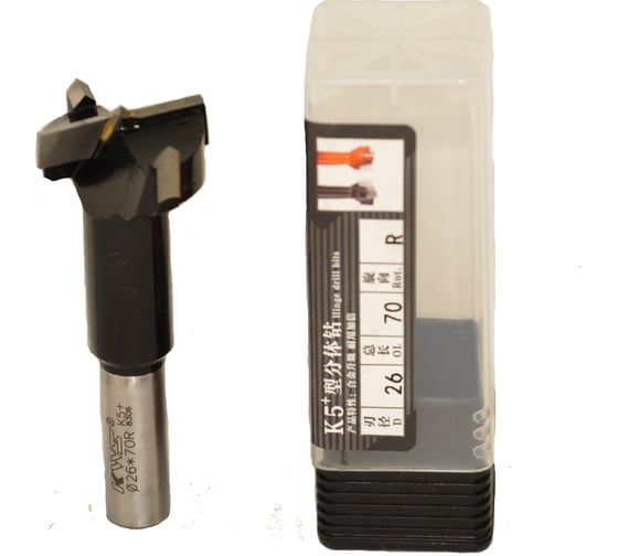 Сверло чашечное KWS HW для станка 26х70 R K5+ 4093-05551-99969449 1