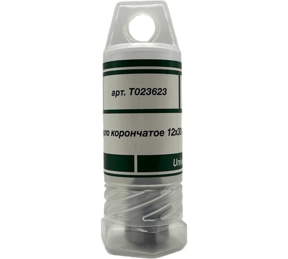 Сверло корончатое TORNERI 12х30 мм, HSS, Universal / Weldon 19 Т023623