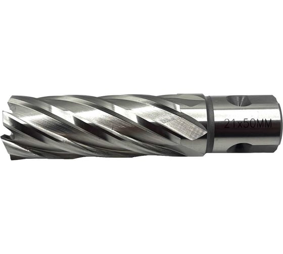 Сверло корончатое TORNERI 21х50 мм, HSS, Universal / Weldon 19 Т023634