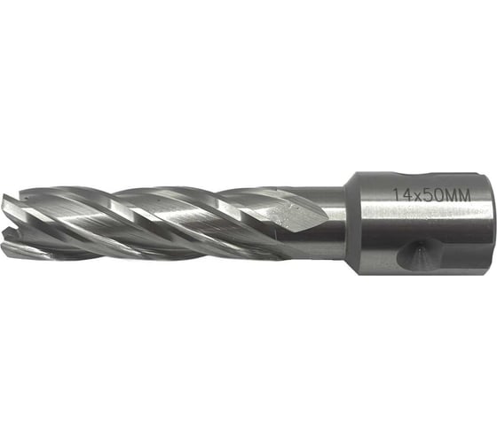 Сверло корончатое TORNERI 14х50 мм, HSS, Universal / Weldon 19 Т023627