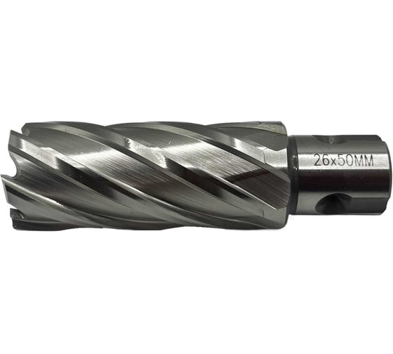 Сверло корончатое TORNERI 26х50 мм, HSS, Universal / Weldon 19 Т023639
