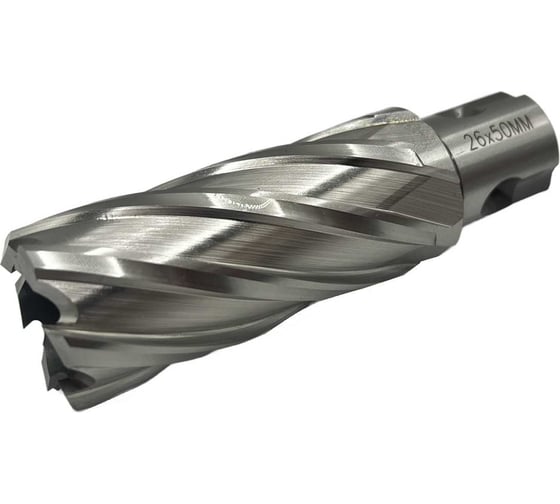 Сверло корончатое TORNERI 26х50 мм, HSS, Universal / Weldon 19 Т023639