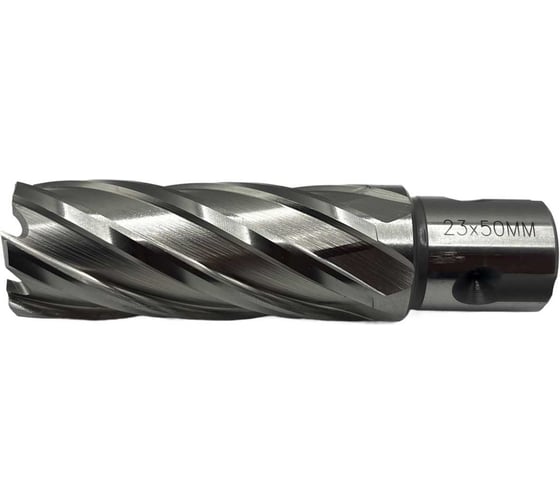 Сверло корончатое TORNERI 23х50 мм, HSS, Universal / Weldon 19 Т023636