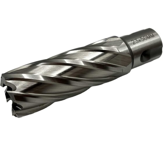 Сверло корончатое TORNERI 23х50 мм, HSS, Universal / Weldon 19 Т023636