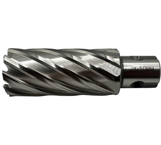 Сверло корончатое TORNERI 28х50 мм, HSS, Universal / Weldon 19 Т023641