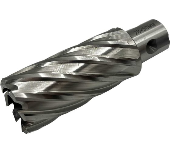 Сверло корончатое TORNERI 28х50 мм, HSS, Universal / Weldon 19 Т023641