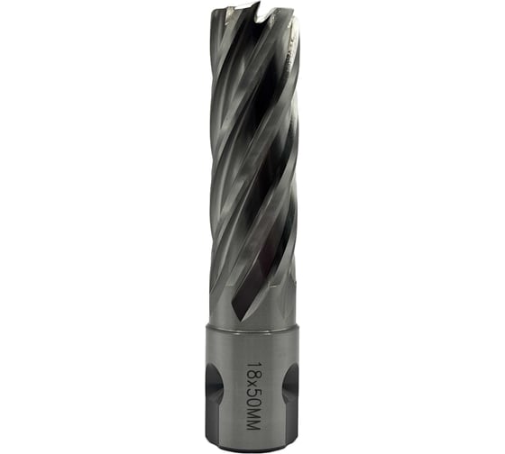 Сверло корончатое TORNERI 18х50 мм, HSS, Universal / Weldon 19 Т023631 1