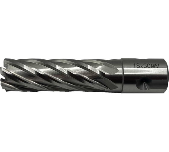 Сверло корончатое TORNERI 18х50 мм, HSS, Universal / Weldon 19 Т023631