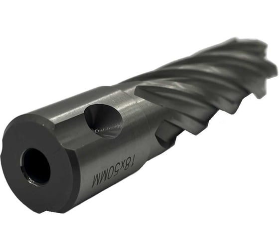 Сверло корончатое TORNERI 18х50 мм, HSS, Universal / Weldon 19 Т023631