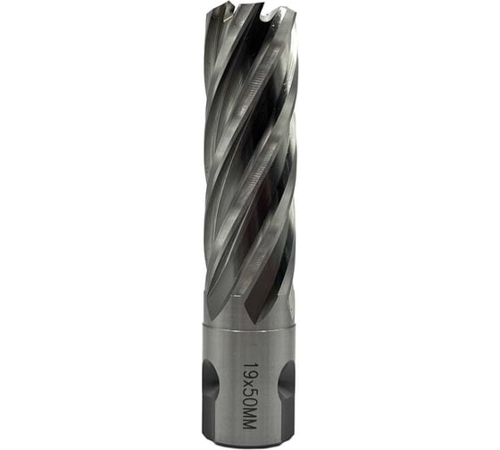Сверло корончатое TORNERI 19х50 мм, HSS, Universal / Weldon 19 Т023632