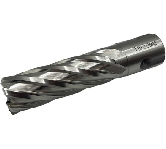 Сверло корончатое TORNERI 19х50 мм, HSS, Universal / Weldon 19 Т023632