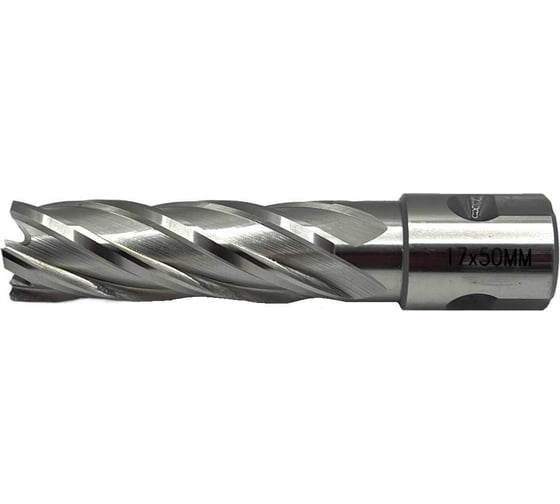 Сверло корончатое TORNERI 17х50 мм, HSS, Universal / Weldon 19 Т023630