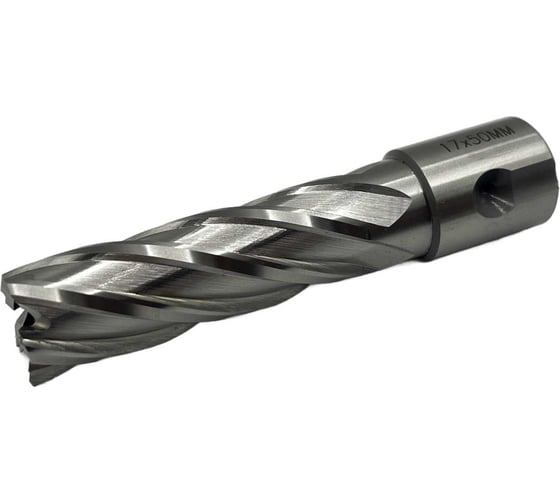 Сверло корончатое TORNERI 17х50 мм, HSS, Universal / Weldon 19 Т023630