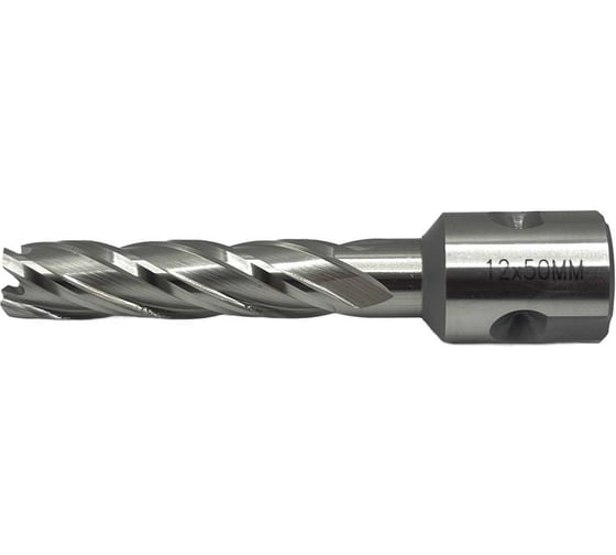 Сверло корончатое TORNERI 12х50 мм, HSS, Universal / Weldon 19 Т023624