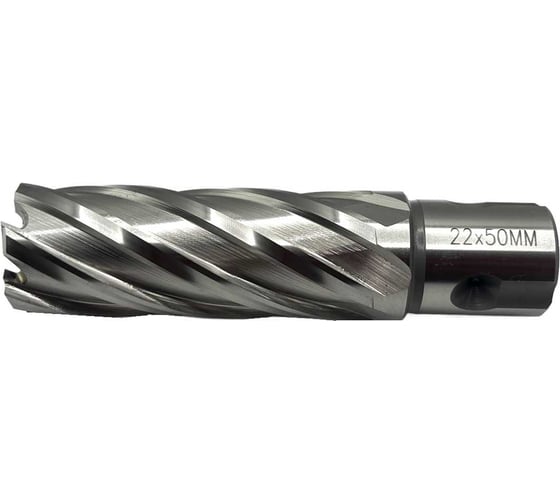 Сверло корончатое TORNERI 22х50 мм, HSS, Universal / Weldon 19 Т023635