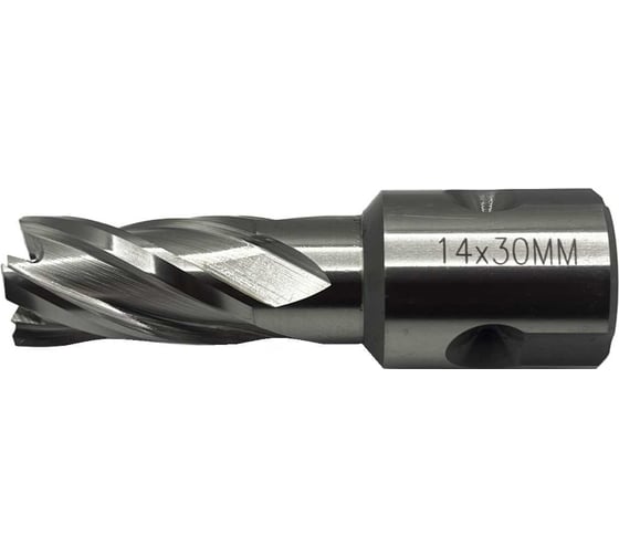 Сверло корончатое TORNERI 14х30 мм, HSS, Universal / Weldon 19 Т023626