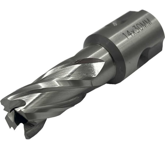 Сверло корончатое TORNERI 14х30 мм, HSS, Universal / Weldon 19 Т023626