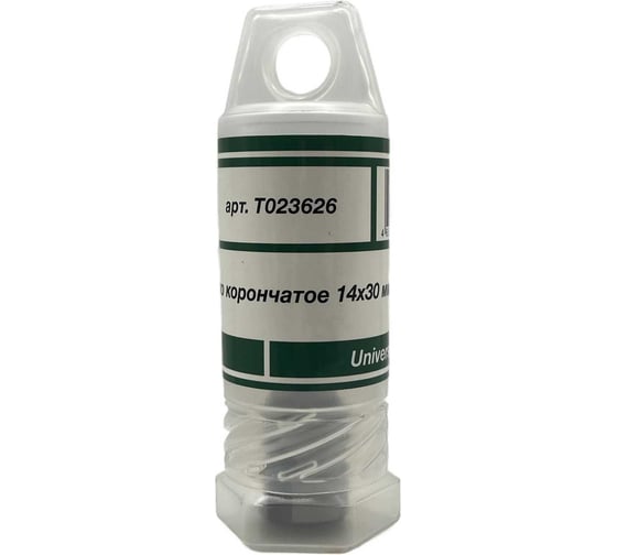 Сверло корончатое TORNERI 14х30 мм, HSS, Universal / Weldon 19 Т023626