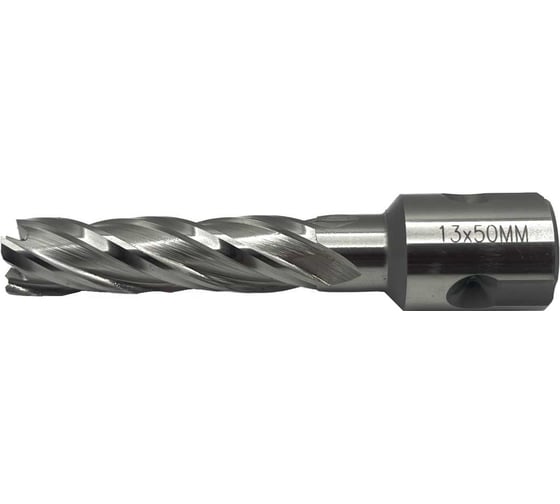 Сверло корончатое TORNERI 13х50 мм, HSS, Universal / Weldon 19 Т023625