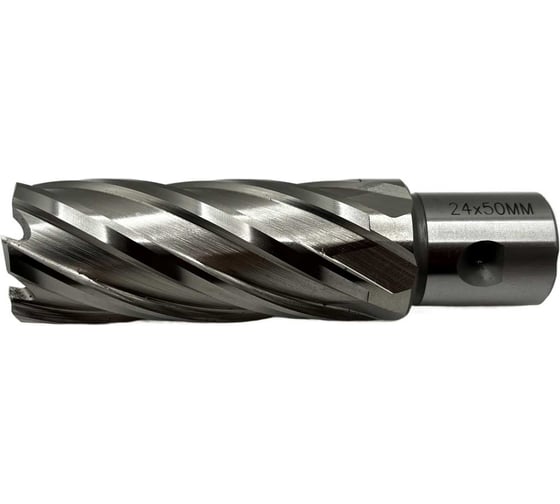 Сверло корончатое TORNERI 24х50 мм, HSS, Universal / Weldon 19 Т023637