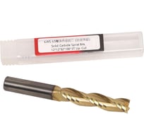 Фреза спиральная чистовая (стружка вверх) KWS 12х12х52х100 Z3 RH Golden Coating 4093-02000-99984363