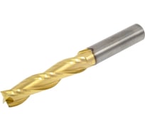 Фреза спиральная чистовая (стружка вверх) KWS 12х12х52х100 Z3 RH Golden Coating 4093-02000-99984363