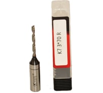 Сверло монолитное для глухих отверстий KWS HWМ Ø3*35*70 R K7 ZFG0D1034